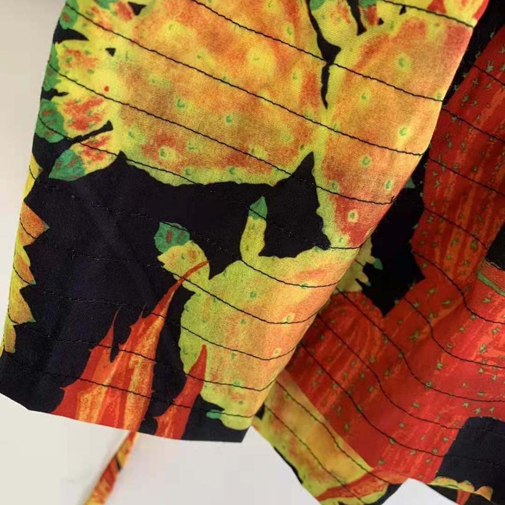 Loewe Women Cactus Print Top in Viscose-Orange - image 6