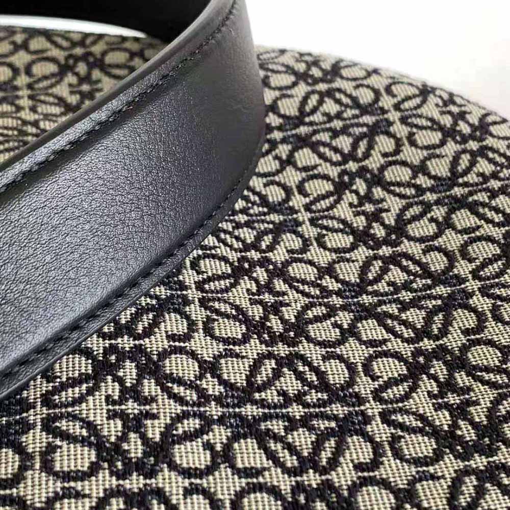 Loewe Women Luna Bag in Anagram Jacquard and Classic Calfskin-Black - image 10
