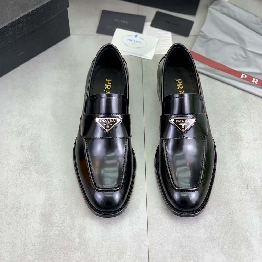 Prada Men Patent Leather Loafers in 25 mm Heel Height-Black - image 9