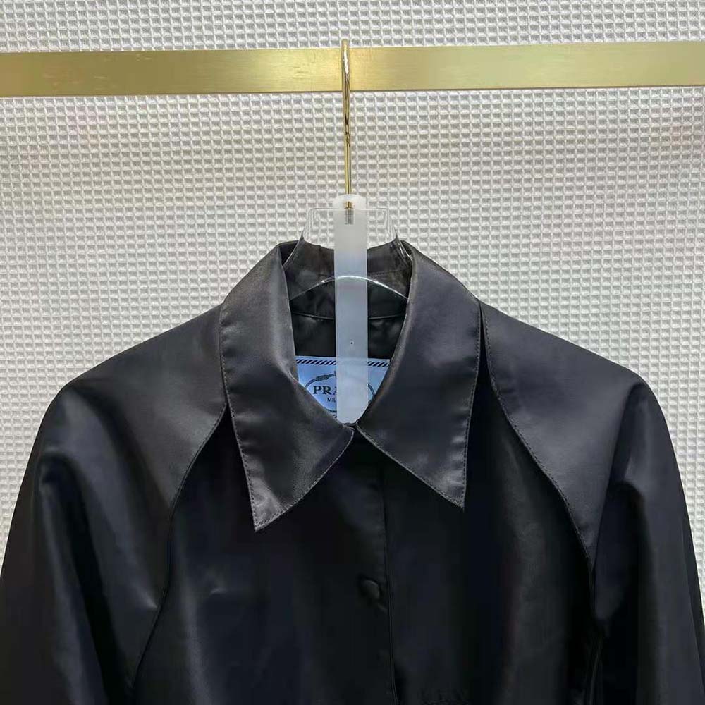 Prada Women Light Re-Nylon Safari Jacket-Black - image 5