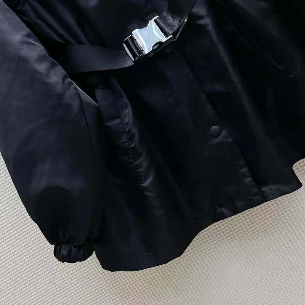 Prada Women Light Re-Nylon Safari Jacket-Black - image 7