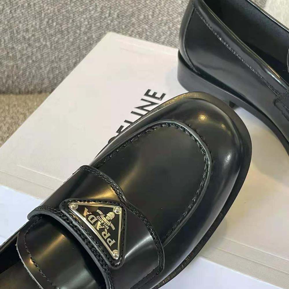 Prada Men Patent Leather Loafers in 25 mm Heel Height-Black - image 7