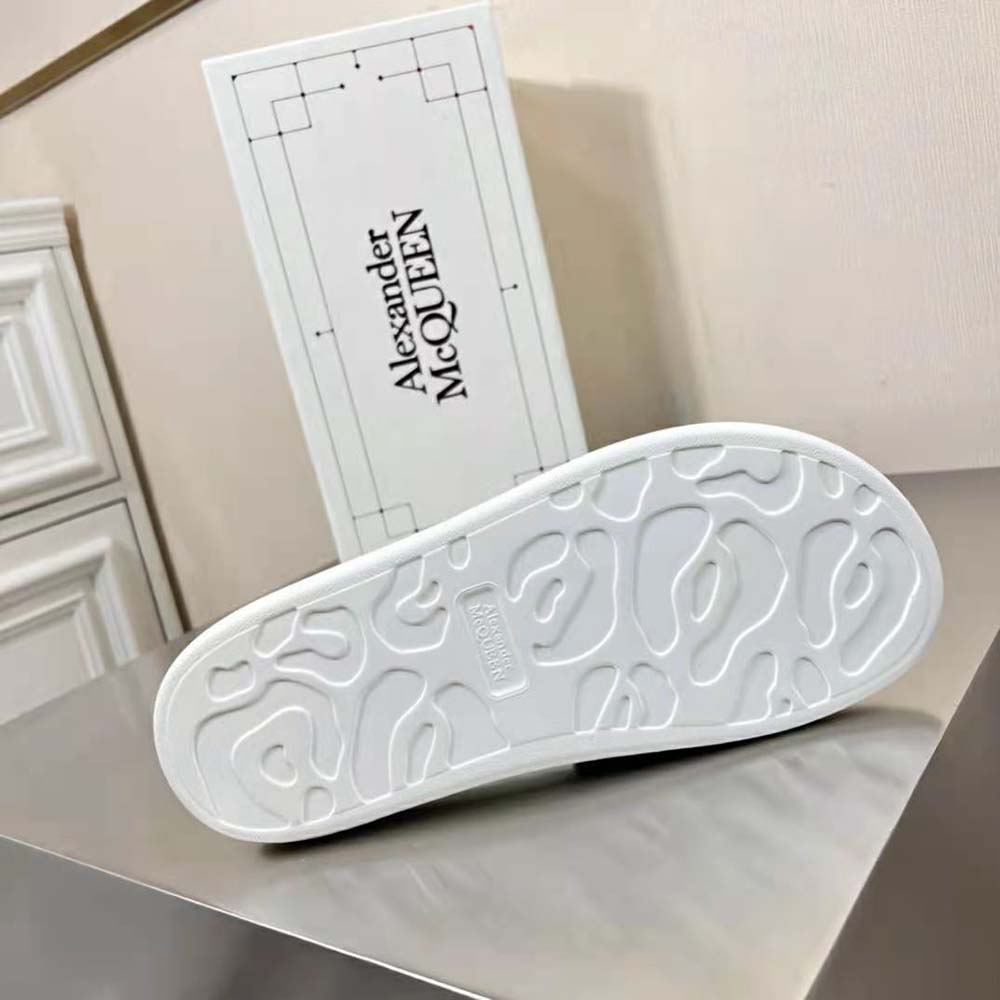 Alexander Mcqueen Unisex Pool Slide in White Mix - image 7