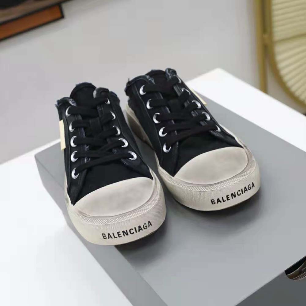 Top view of Balenciaga Unisex Paris Sneaker Mule showing slip-on design