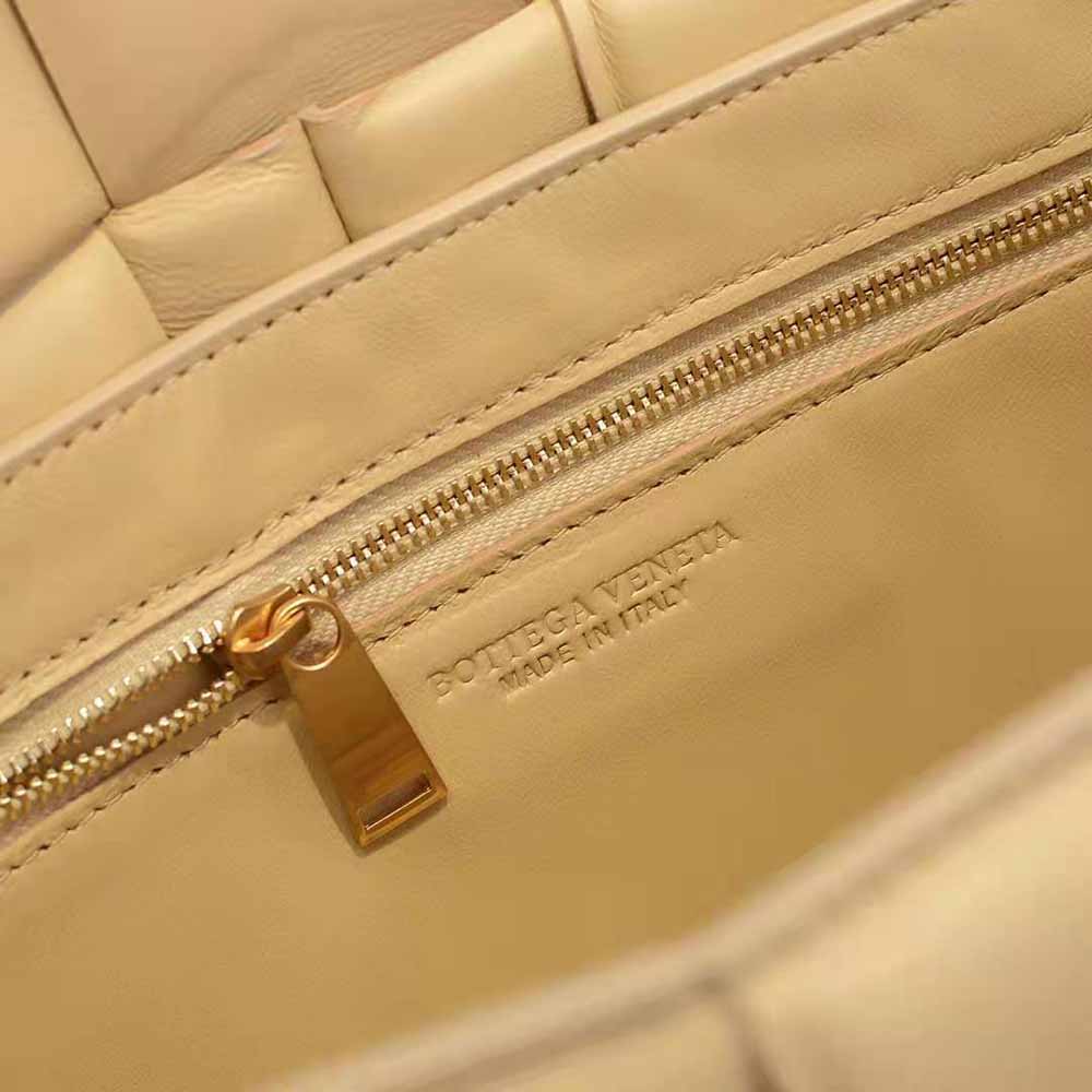 Bottega Veneta Women Chain Cassette Padded Intrecciato Leather Crossbody Bag-Gold - image 9