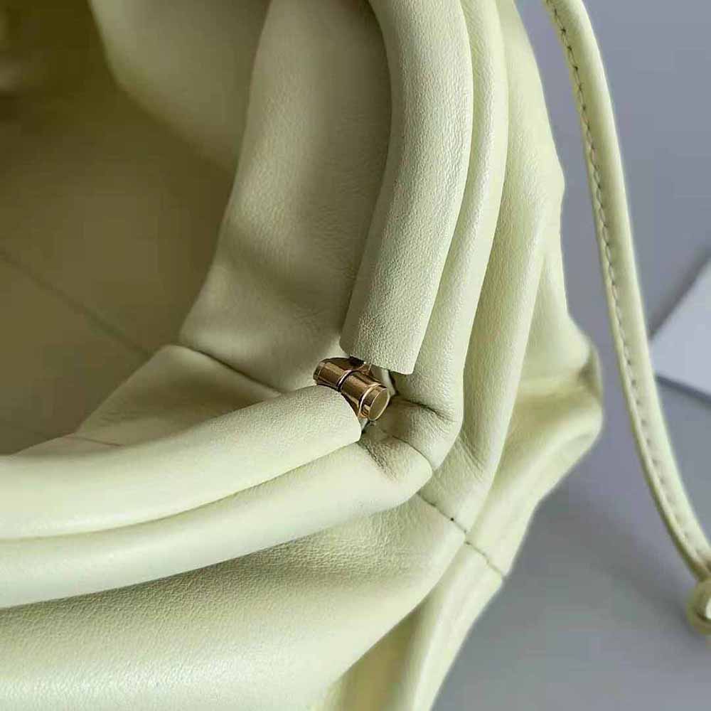 Bottega Veneta Women Mini Pouch Mini Leather Clutch with Strap - image 7