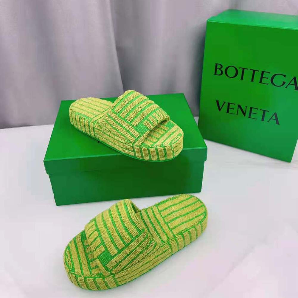 Bottega Veneta Women Resort Sponge in 35mm Heel Height-Lime - image 4