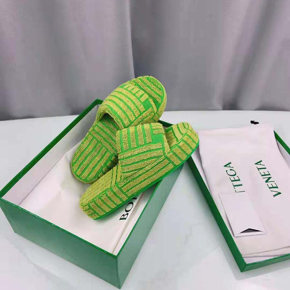 Bottega Veneta Women Resort Sponge in 35mm Heel Height-Lime - image 8