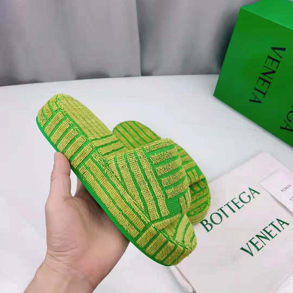 Bottega Veneta Women Resort Sponge in 35mm Heel Height-Lime - image 9