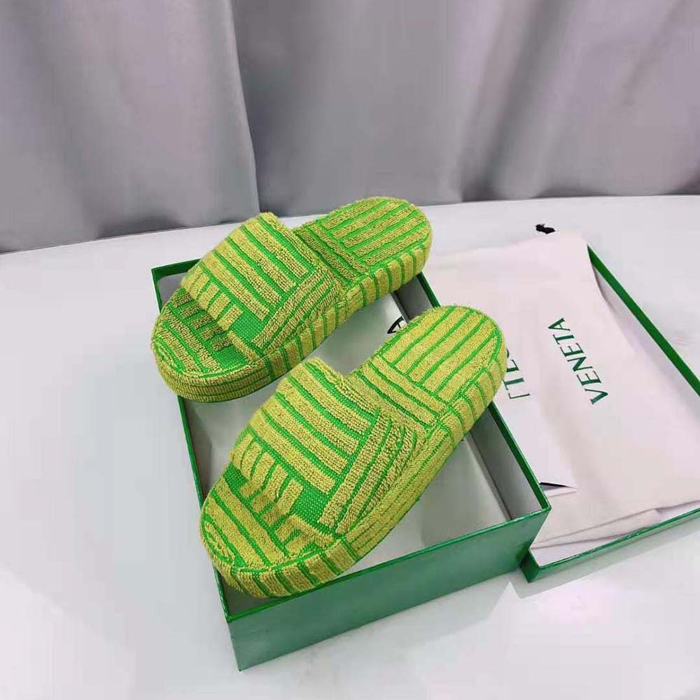 Bottega Veneta Women Resort Sponge in 35mm Heel Height-Lime - image 5
