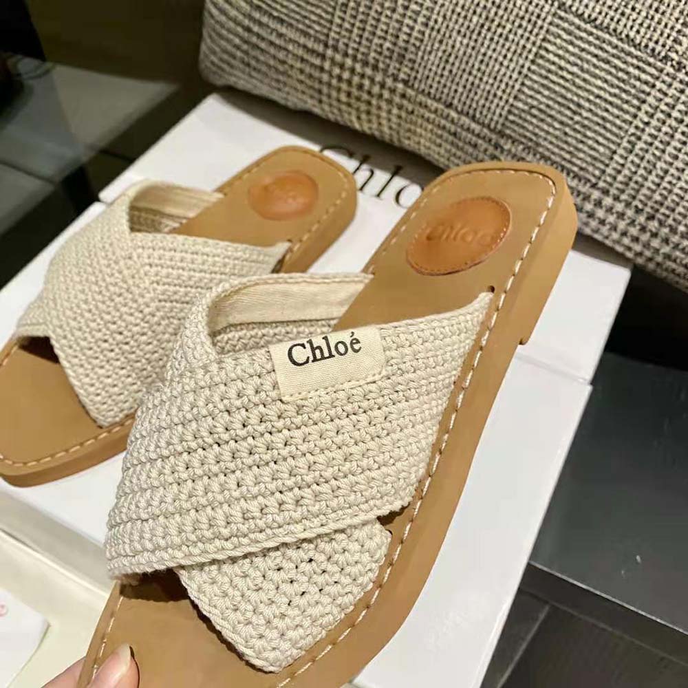 Chloe Women Woody Flat Mule-Beige - image 9