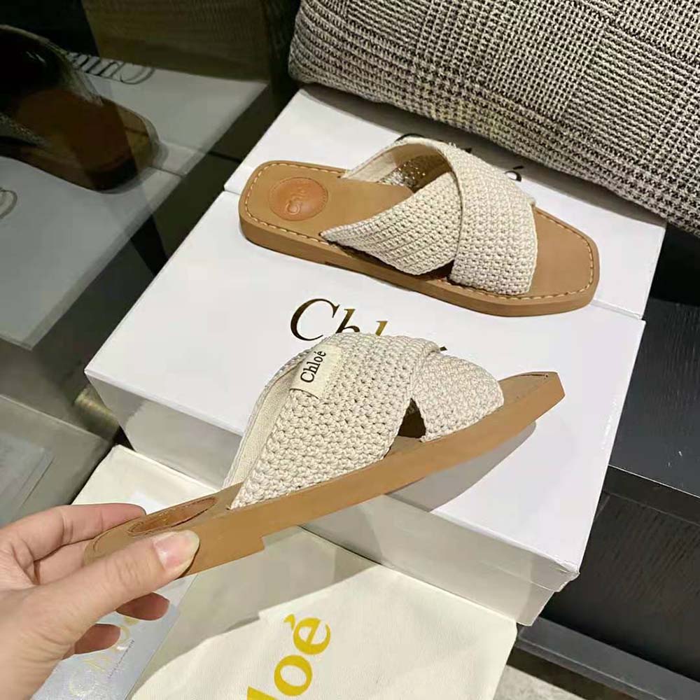 Chloe Women Woody Flat Mule-Beige - image 7