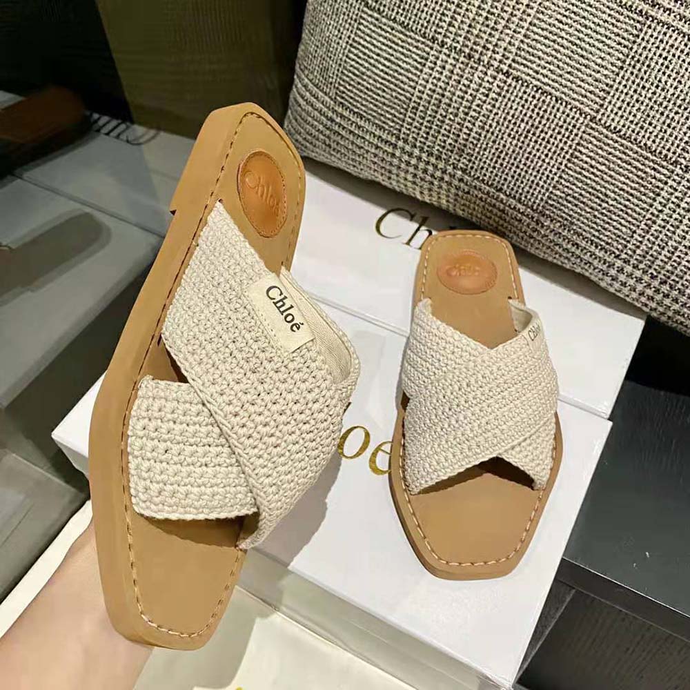 Chloe Women Woody Flat Mule-Beige - image 6