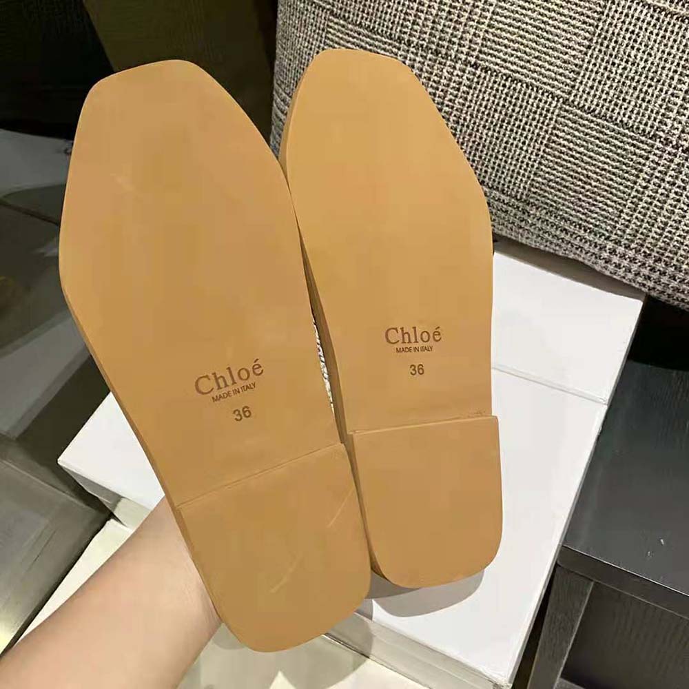 Chloe Women Woody Flat Mule-Beige - image 10