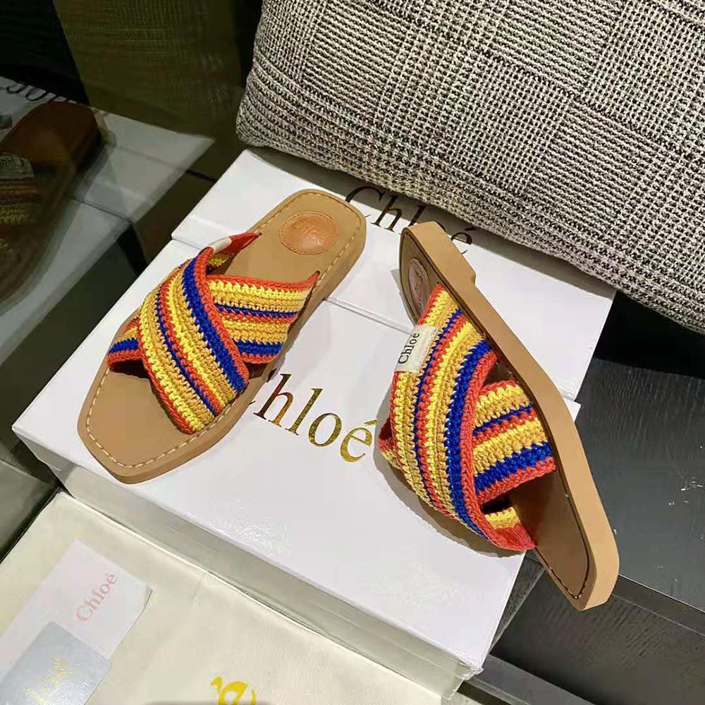Chloe Women Woody Flat Mule-Yellow - image 4