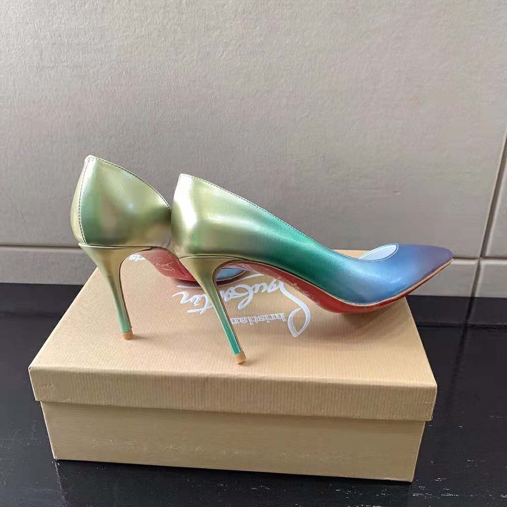 Christian Louboutin Women Lriza 100 mm Heel Height-Purple - image 5