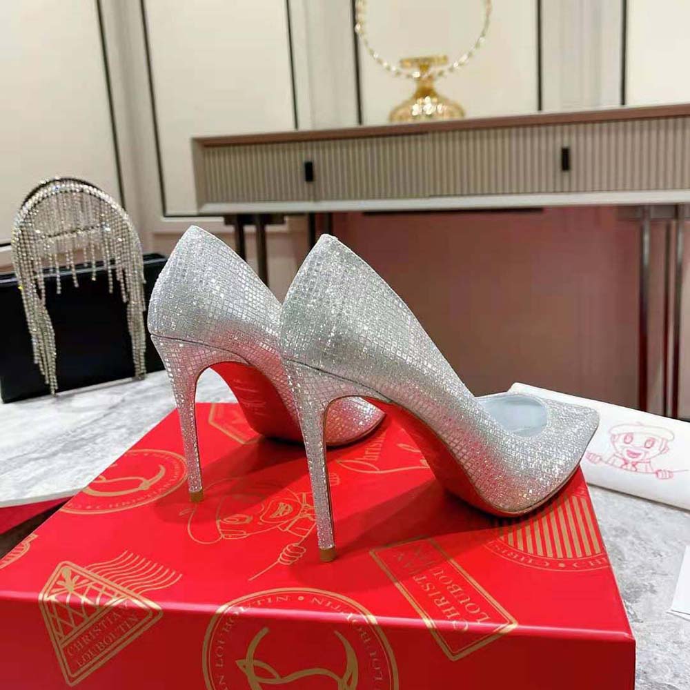 Christian Louboutin Women So Kate 120 mm Heel Height-Silver - image 5