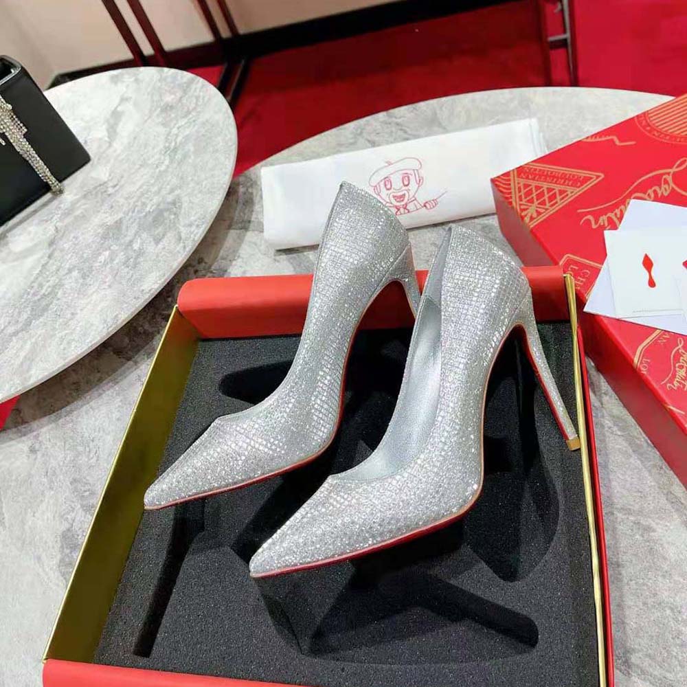 Christian Louboutin Women So Kate 120 mm Heel Height-Silver - image 6
