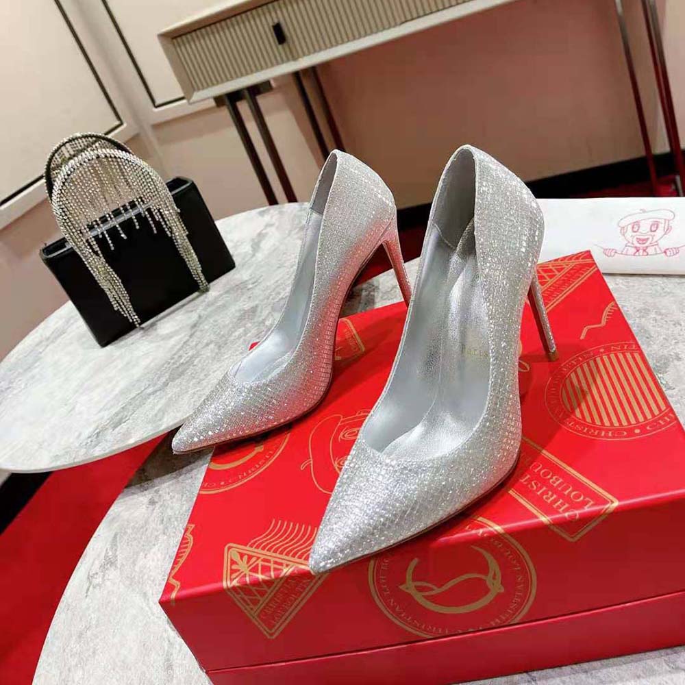 Christian Louboutin Women So Kate 120 mm Heel Height-Silver - image 4