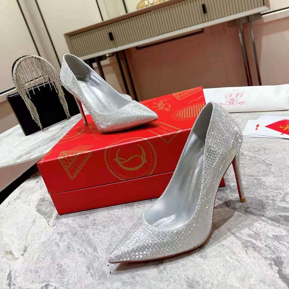 Christian Louboutin Women So Kate 120 mm Heel Height-Silver - image 7