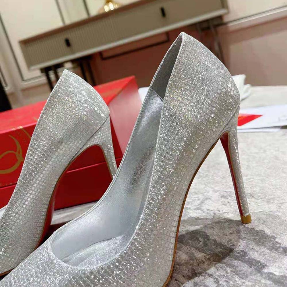 Christian Louboutin Women So Kate 120 mm Heel Height-Silver - image 10