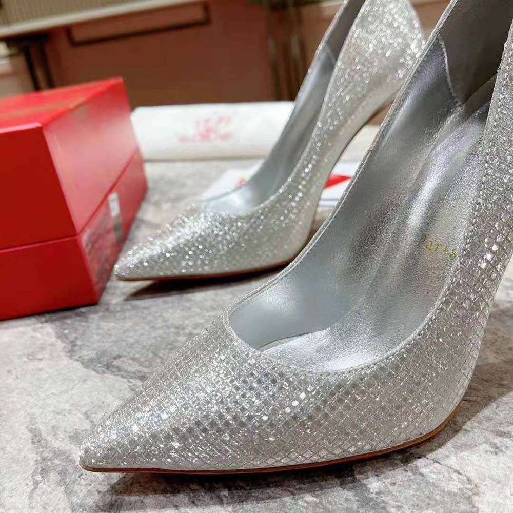 Christian Louboutin Women So Kate 120 mm Heel Height-Silver - image 9