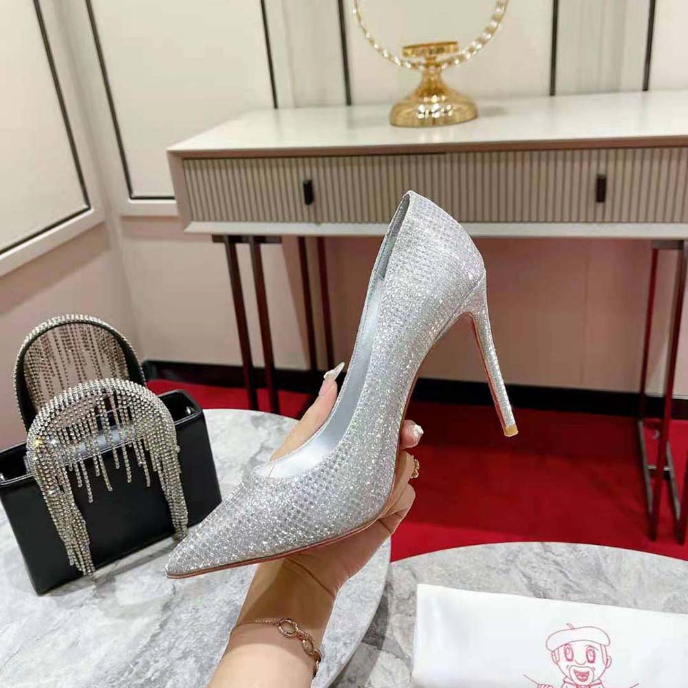 Christian Louboutin Women So Kate 120 mm Heel Height-Silver - image 8