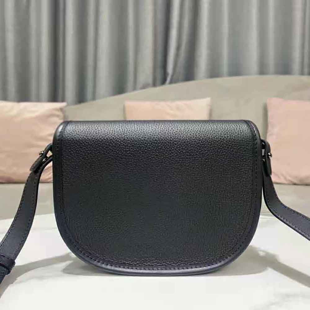 Side angle showing texture on Dior Men Gallop Messenger Bag