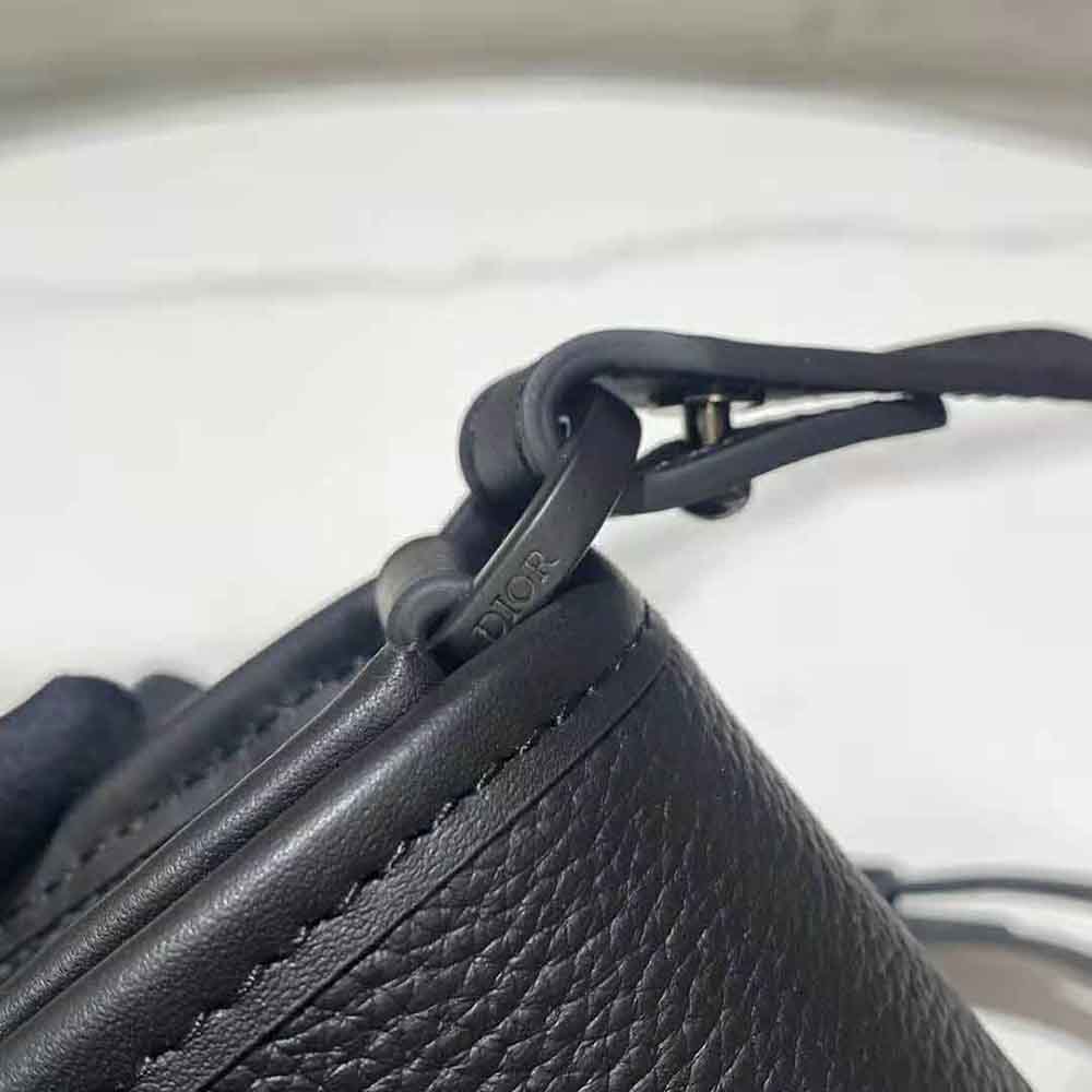 Dior Men Gallop Messenger Bag Black Grained Calfskin - image 9