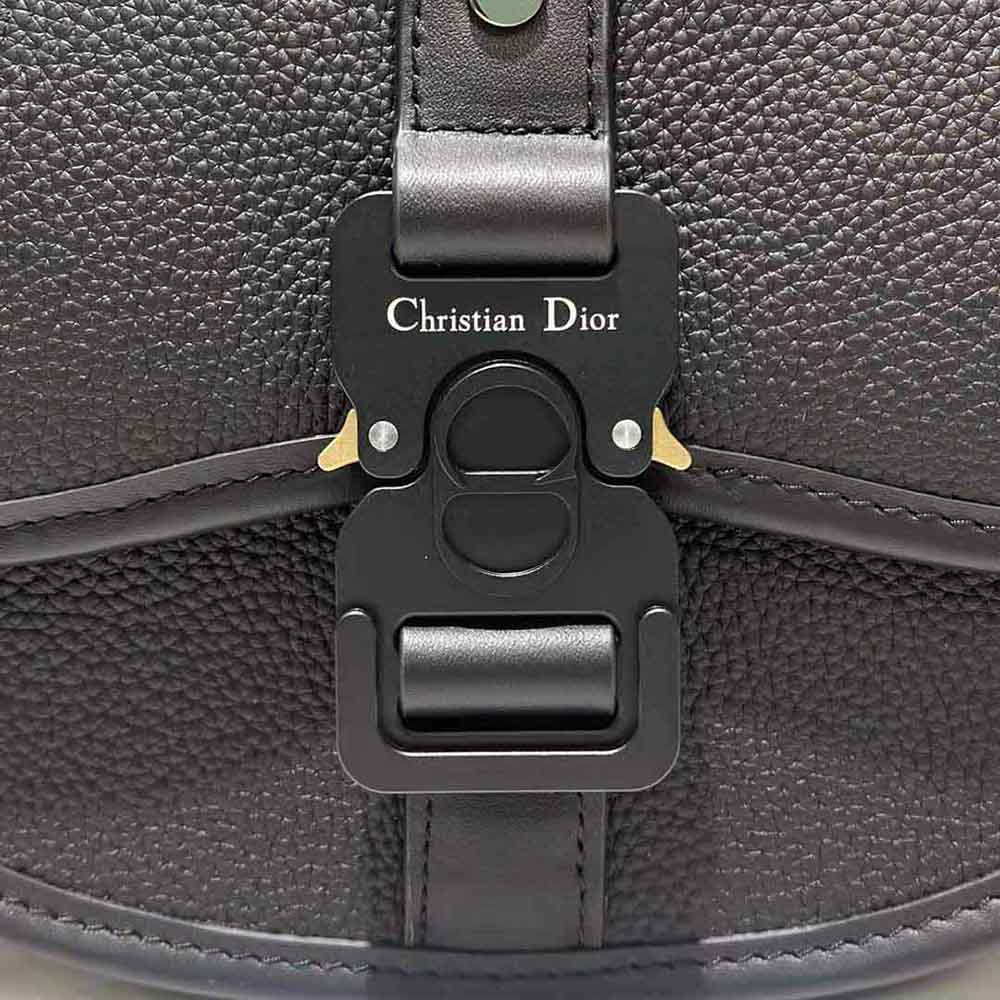 Dior Men Gallop Messenger Bag Black Grained Calfskin - image 8