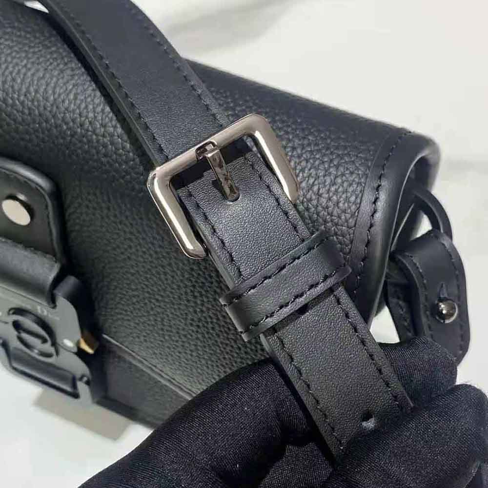 Dior Men Gallop Messenger Bag Black Grained Calfskin - image 7
