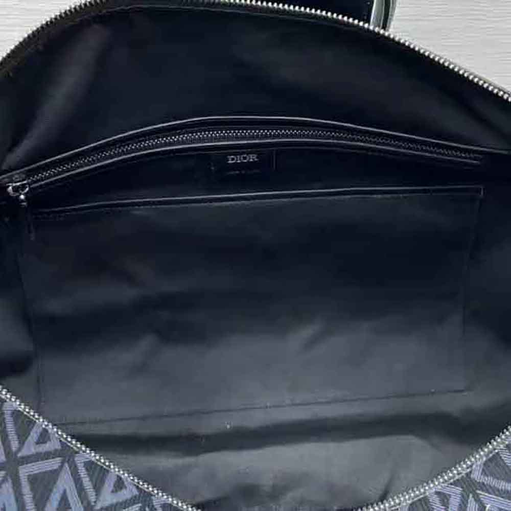 Dior Men Hit the Road Backpack Black CD Diamond Canvas - image 10