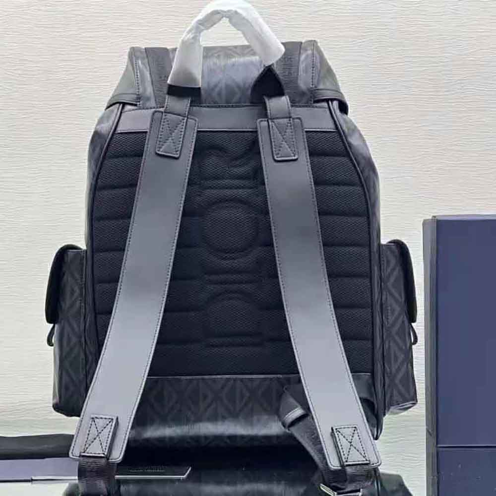 Dior Men Hit the Road Backpack Black CD Diamond Canvas - image 6