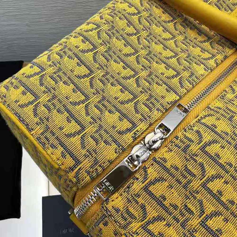 Dior Men Lingot 22 Bag Gold-Tone Dior Oblique Jacquard - image 6