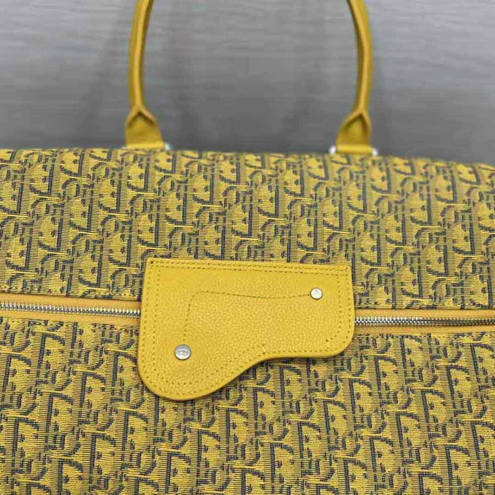 Dior Men Lingot 26 Bag Gold-Tone Dior Oblique Jacquard - image 9