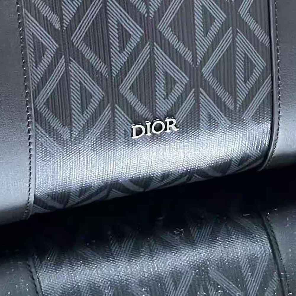 Dior Men Lingot 50 Duffle Bag Black CD Diamond Canvas - image 7