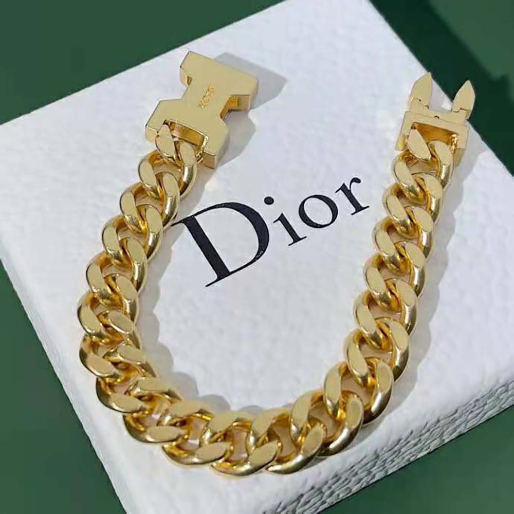 Dior Women 30 Montaigne Bracelet Gold-Finish Metal and Black Lacquer - image 5