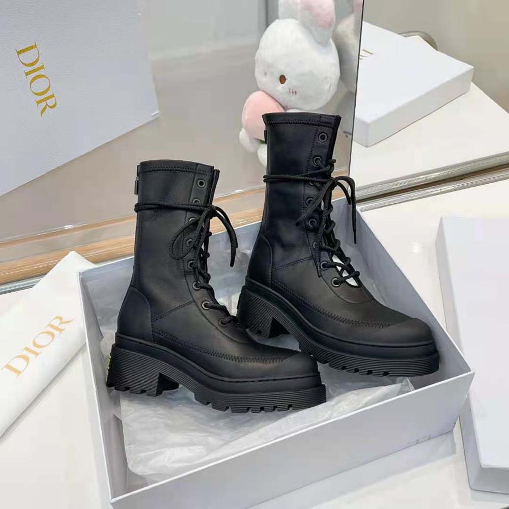 Dior Women Arcade Ankle Boot Black Stretch Lambskin - image 4