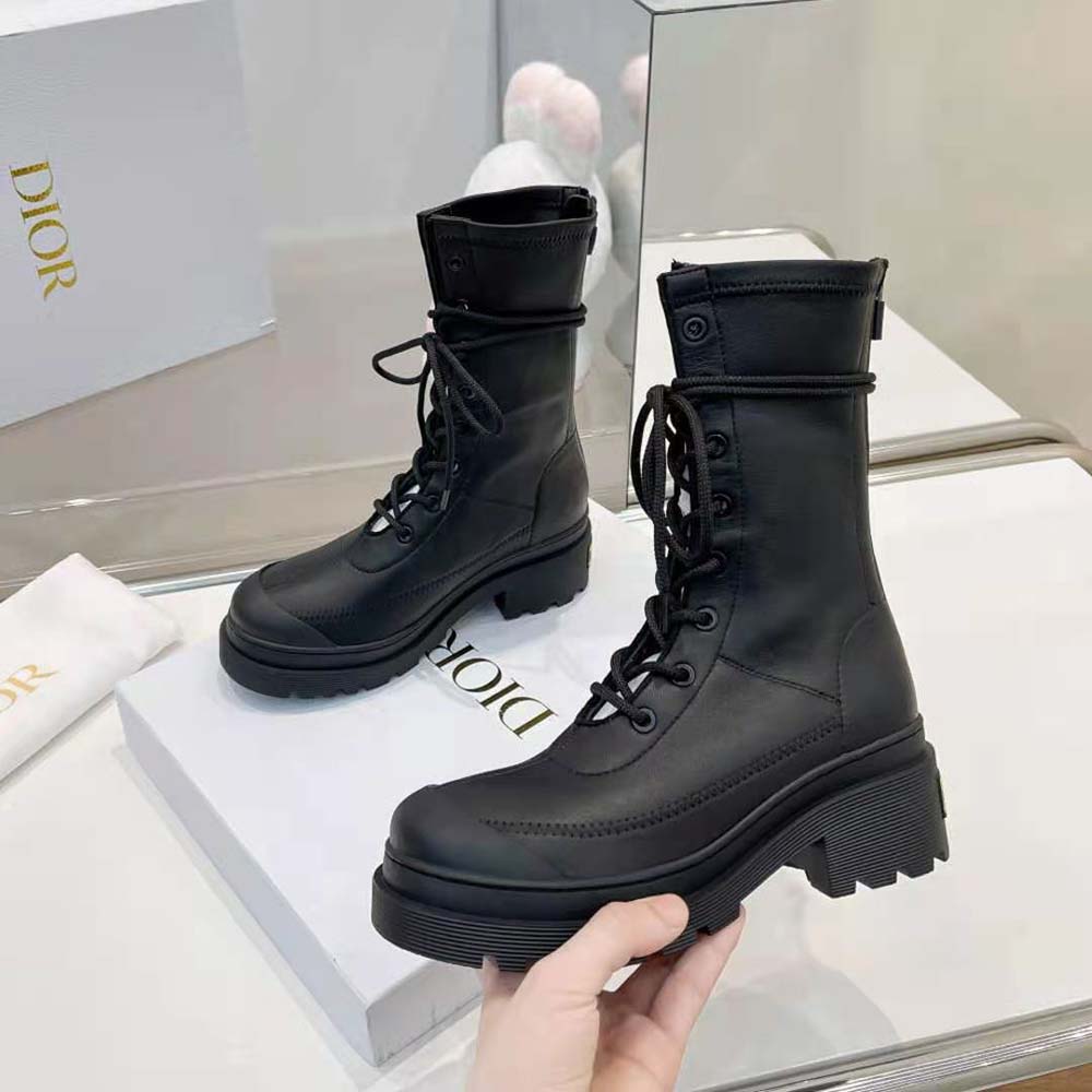 Dior Women Arcade Ankle Boot Black Stretch Lambskin - image 5