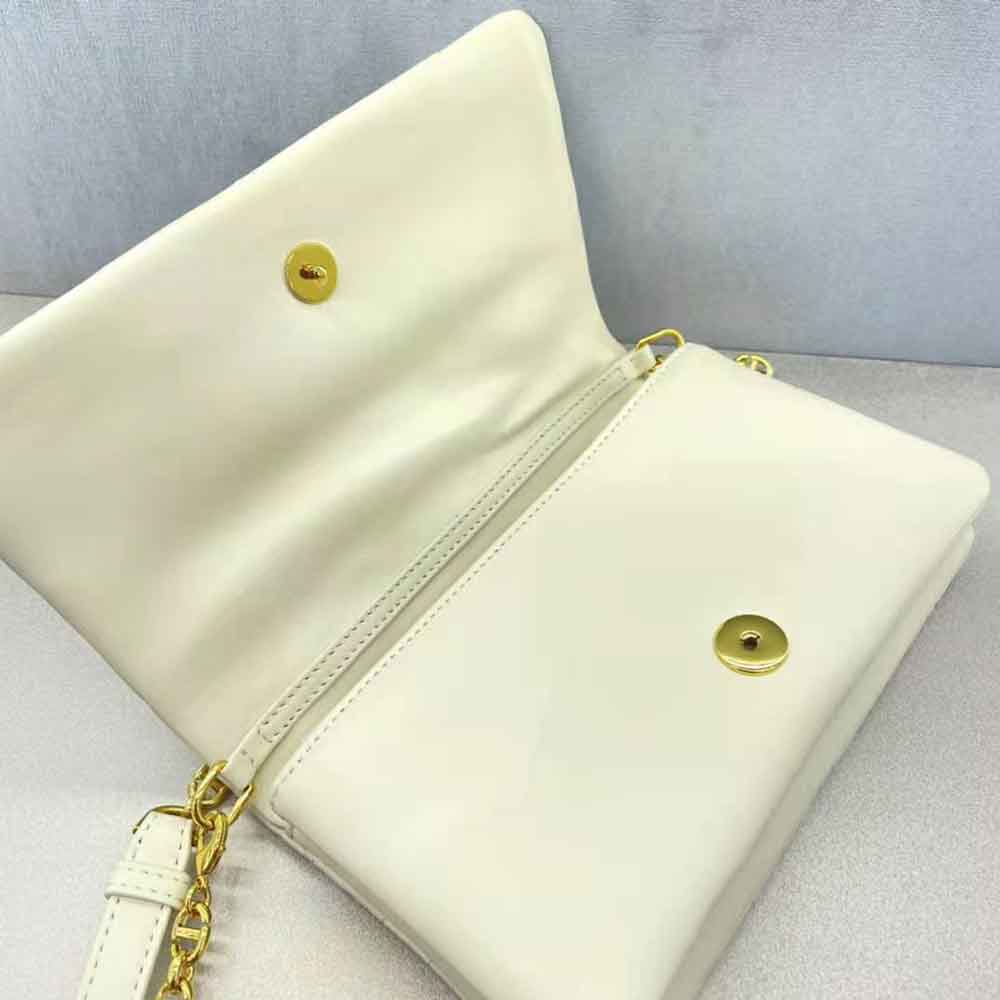 Dior Women Caro Macrocannage Pouch Latte Quilted Macrocannage Calfskin - image 7