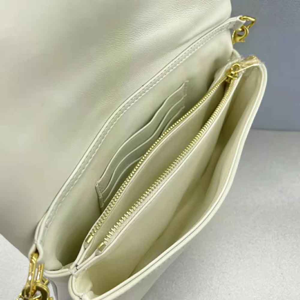 Dior Women Caro Macrocannage Pouch Latte Quilted Macrocannage Calfskin - image 8