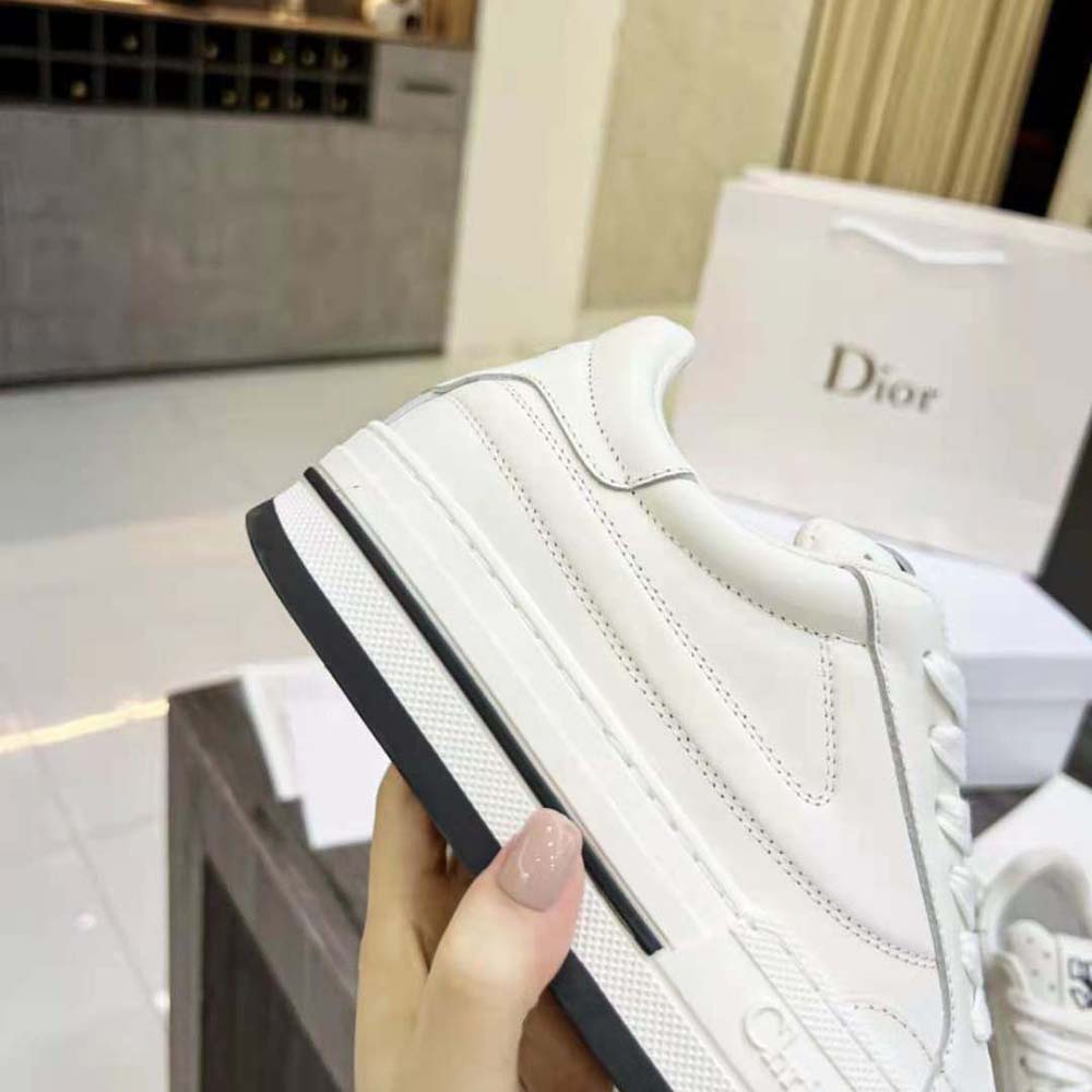 Dior Women D-Freeway Sneaker White Calfskin - image 9