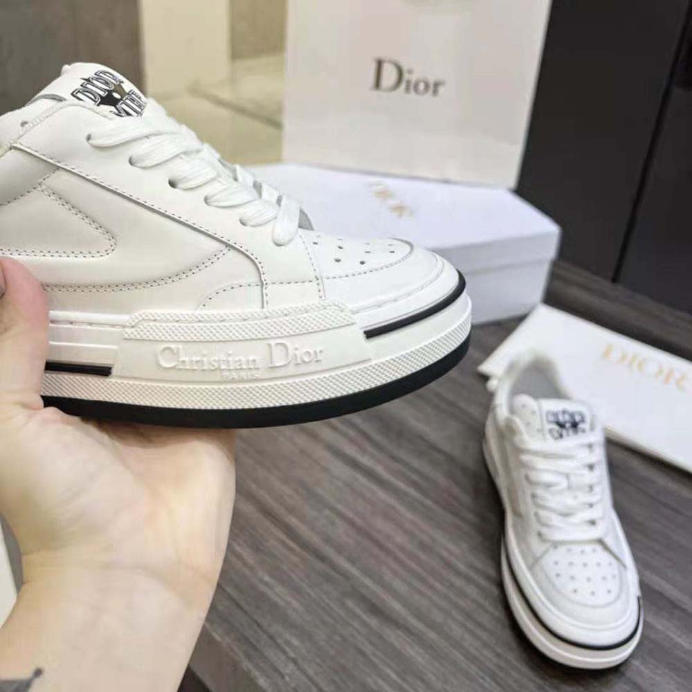 Dior Women D-Freeway Sneaker White Calfskin - image 8