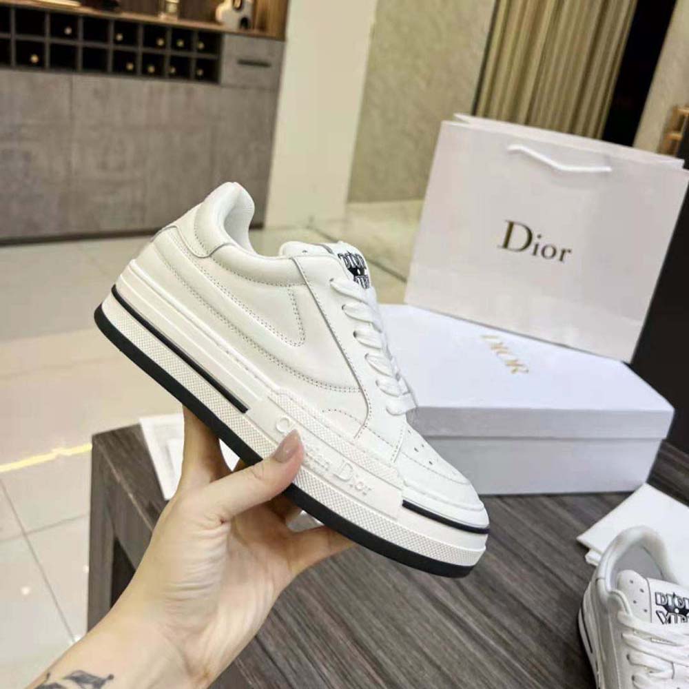 Dior Women D-Freeway Sneaker White Calfskin - image 6