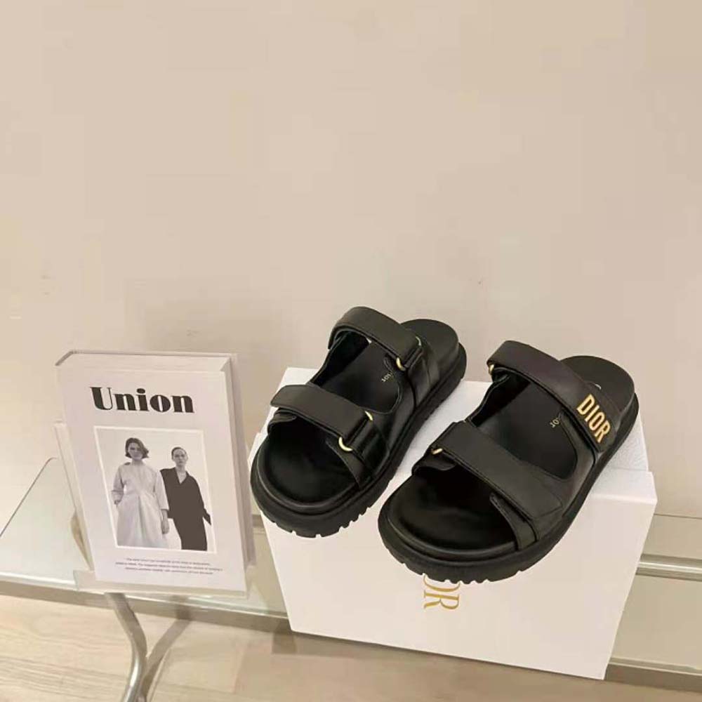Dior Women DiorAct Slide Black Lambskin - image 4