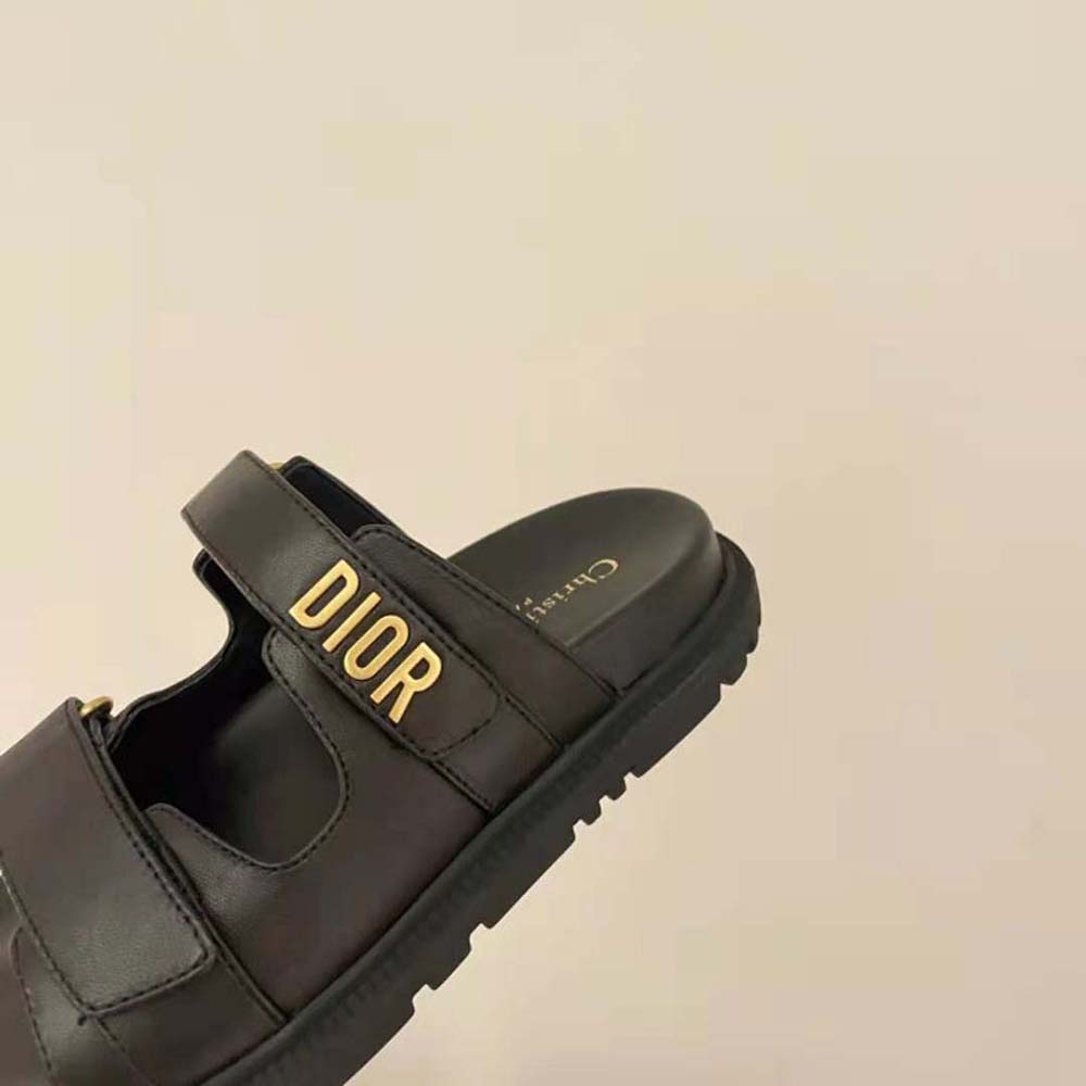 Dior Women DiorAct Slide Black Lambskin - image 8