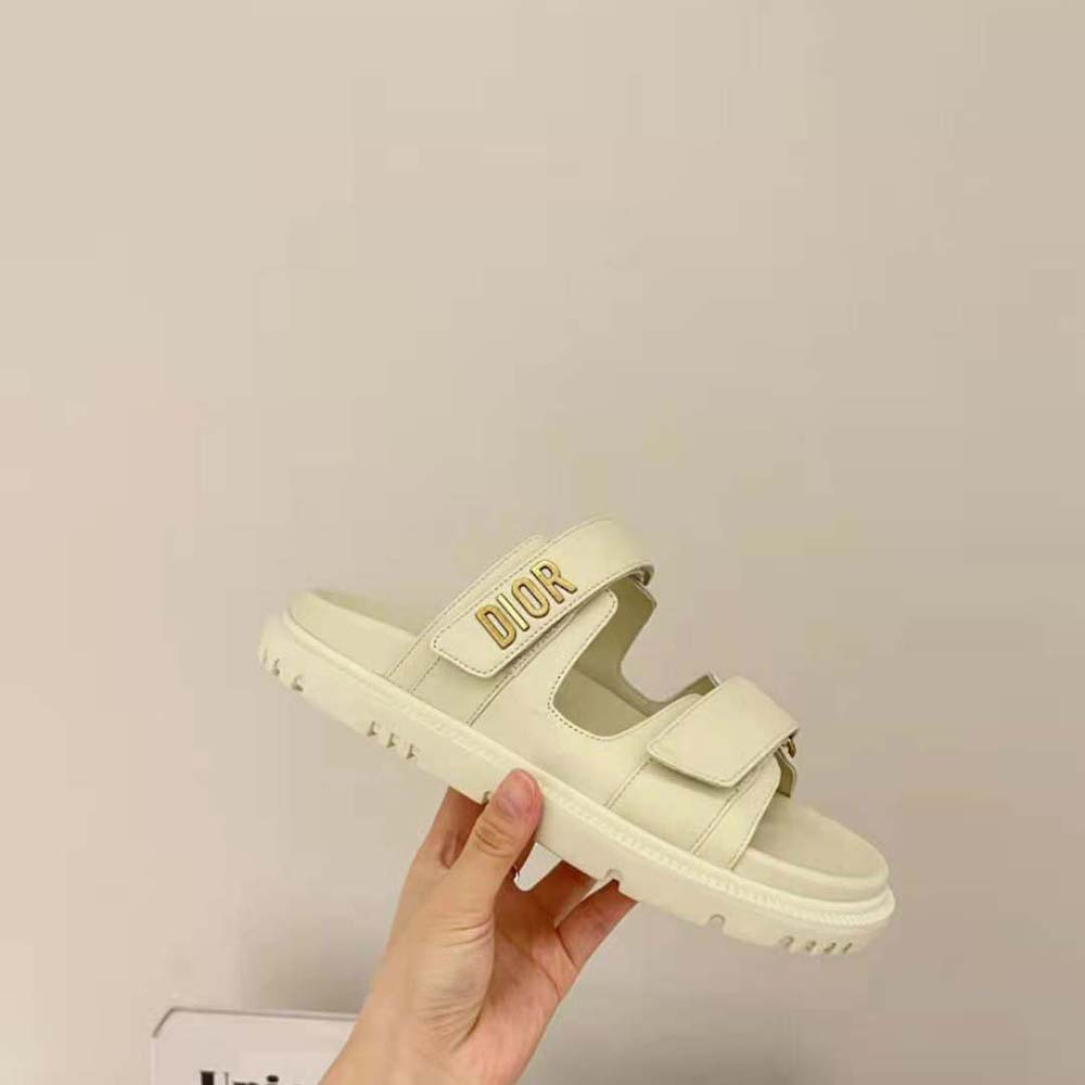 Dior Women DiorAct Slide White Lambskin - image 6