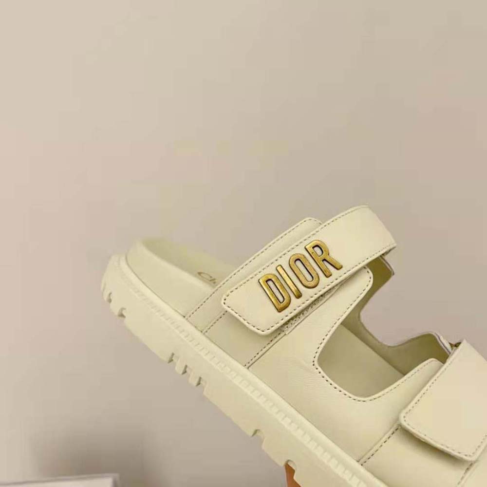 Dior Women DiorAct Slide White Lambskin - image 8