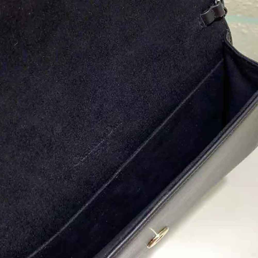 Dior Women Lady Dior Pouch Black Cannage Calfskin with Diamond Motif - image 10