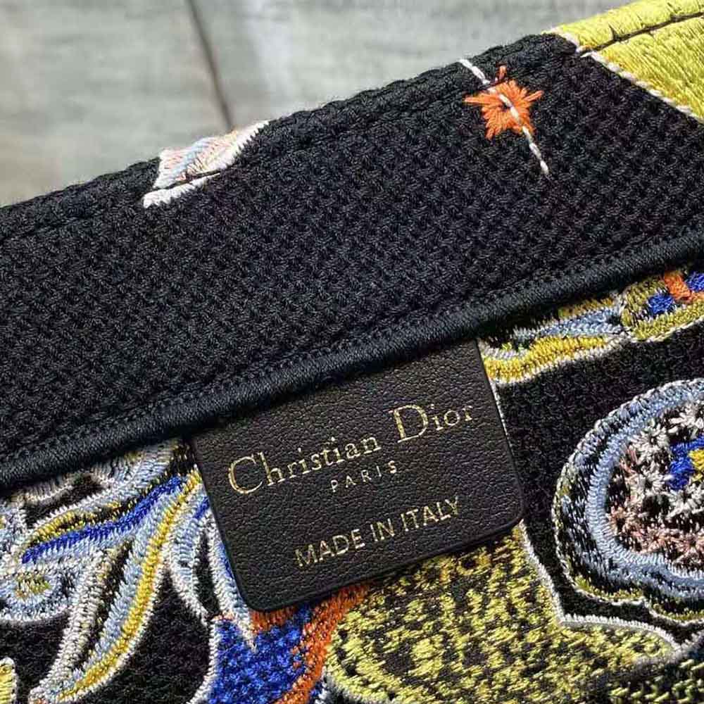 Dior Women Medium Dior Book Tote Black Multicolor Dior Zodiac Fantastico Embroidery - image 10